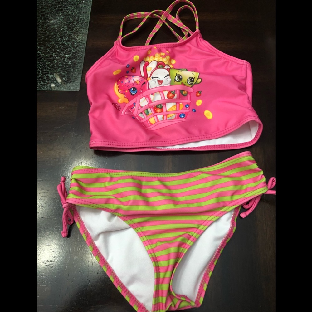 Girls Shopkins bikini size 6